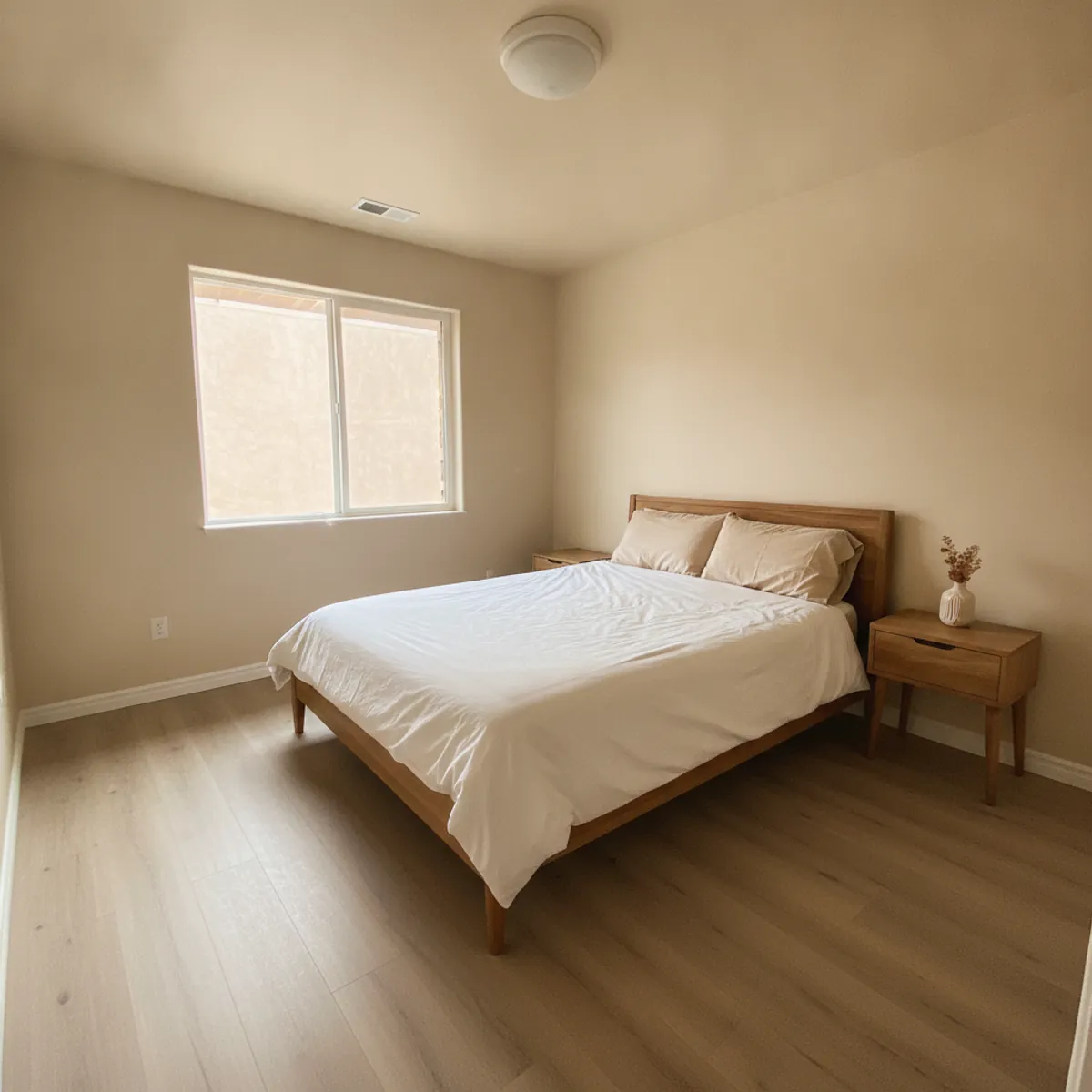Repaired and repainted move-in-ready room in Doña Ana County
